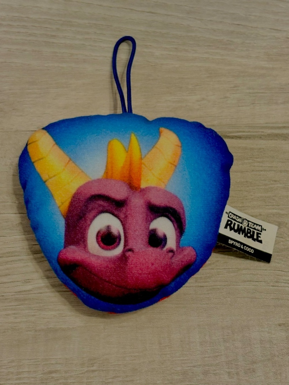 Crash Bandicoot Spyro & Coco Keychain Plush Charm McDonalds 2023 Team Rumble